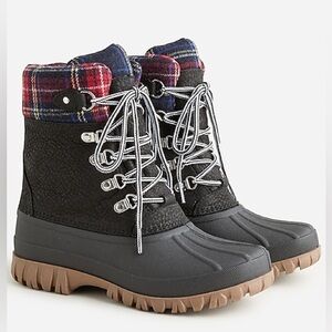 NIB | J CREW Perfect Winter Boots | Plaid